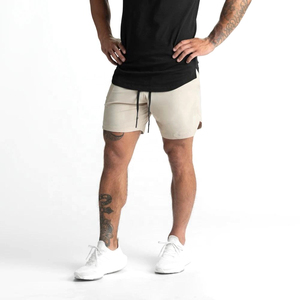 Custom Logo Solid Eco-Friendly Breathable Men's Running Gym <b>Shorts</b> Made In <b>Polyester</b> Fabric Newest Style Men Gym <b>Shorts</b> - Product Image 1