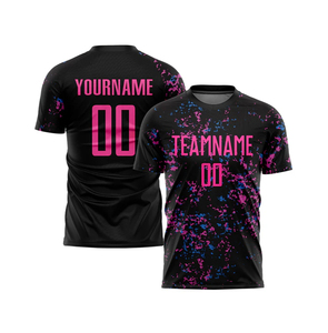 Conjunto de Camisetas de Fútbol Unisex Personalizadas 2025 con Impresión por Sublimación, Logotipo Personalizado, 100% Poliéster, Secado Rápido, en Venta - Product Image 3