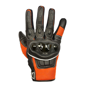 Orange Black Motorcycle Racing <b>Gloves</b> Carbon Knuckle Protective Riding <b>Gloves</b> - Product Image 5
