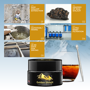 Resina de Shilajit Dorada 15g, Envejecida Tradicionalmente al Sol, Filtrada Naturalmente, Probada en Laboratorio por Terceros, Suplemento de Minerales Traza - Product Image 4