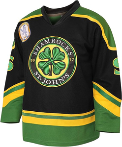 Maillot de hockey sur glace personnalisé, broderie en twill, uniforme d'équipe, fabricant de vêtements de sport OEM - Product Image 2