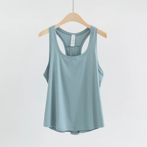 Venta al por mayor: Nuevas camisolas sin mangas de punto transpirables con almohadillas fijas para mujer, estilo casual de verano - Product Image 1