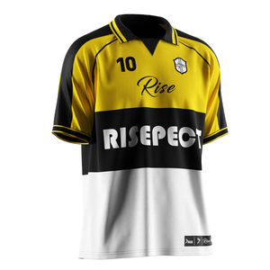 Camiseta de Fútbol para Hombre, Transpirable, Uniforme de Equipo Personalizado para Entrenamiento y Partidos, Manga Corta, Impresión Personalizada, Secado Rápido - Product Image 5