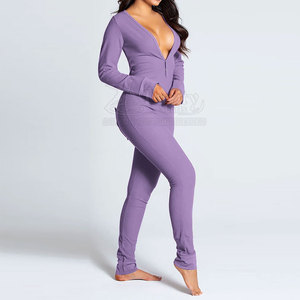Combinaison à volants Best Choice, toucher doux, look tendance, en spandex et polyester, pour femme - Product Image 3