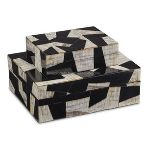 Handmade Eco-Friendly Durable Buffalo Horn Jewelry Storage <b>Box</b> Natural Polished Horn Modern Luxury Decorative <b>Keepsake</b> Elegant - Product Image 3