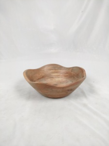 Elegant Style Acacia Wood Eco-Friendly Serving Bowl with <b>Lid</b> Round Shape Party Dinnerware Snack Home <b>Decor</b> Best Price - Product Image 2