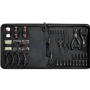 Kit de Herramientas de Extensión de Cabello Reutilizables Ligeras de Acero Inoxidable con Pinzas para Uso Profesional en Salón, Calidad Grado A+ - Product Image 2