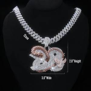 Custom Iced Moissanite Pendant <b>Charms</b> 925 <b>Silver</b> Full Setting Custom Letter Unique Design Personalized Trendy for Certified - Product Image 6