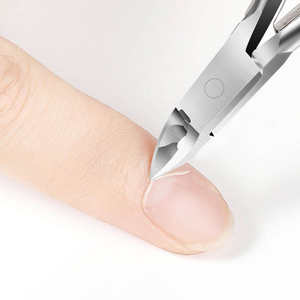 Professional High Quality Stainless Steel Curved Nail Cuticle Nipper 7cmm Jaw Pakistan Nail Care Finger Cuticle Clippers ANAAIF - Product Image 4