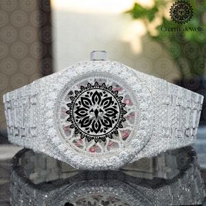 Montre Tonneau de Luxe Charm_Jewells en Acier Inoxydable 40mm, Analogique à Quartz, Verre Saphir, Lumineuse, Unisexe, Tendance - Product Image 2