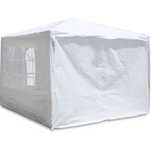 10 X 10 Heavy-Duty Outdoor Wedding & Party <b>Tent</b> with 4 Removable Walls for Gazebo & <b>Canopy</b> Use - Product Image 6