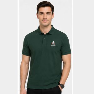 เสื้อโปโลชายคุณภาพสูง ผลิตจากผ้าฝ้ายผสมเนื้อนุ่มเพื่อความสบายเหนือระดับและประสิทธิภาพในทุกโอกาส ดีไซน์สั่งทำพิเศษ - Product Image 1