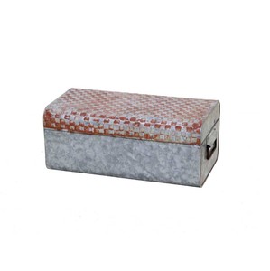 Galvanized <b>Metal</b> <b>Storage</b> <b>Trunk</b> - Product Image 1