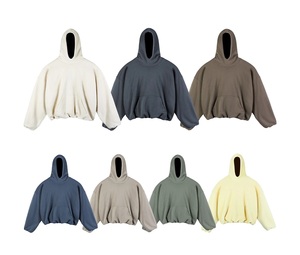 Sweat-shirts amples et décontractés pour hommes, tendance hip-hop, style streetwear d'hiver, imprimé graffiti, broderie, 100% coton molletonné - Product Image 5