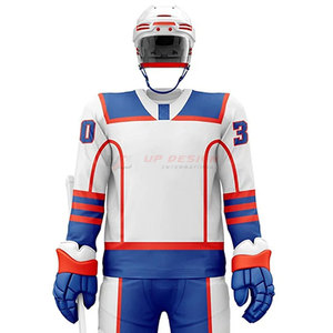 ชุดฮอกกี้น้ำแข็งรุ่นใหม่ปี 2026 บริการสั่งทำแบบ Sublimation OEM ผ้าโพลีเอสเตอร์ 100% ระบายอากาศได้ดี แห้งเร็ว คุณภาพสูง สำหรับผู้ใหญ่ทุกเพศ - Product Image 4