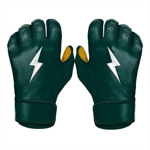 Guantes de Bateo de Béisbol Profesionales Originales Bruce Bolt, Guantes Deportivos Transpirables Antideslizantes con Agarre de Cuero, Venta al Por Mayor del Fabricante - Product Image 5