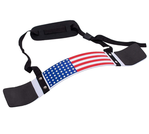 Brassard de musculation robuste en néoprène camouflage pour hommes et femmes, avec logo personnalisé, protection professionnelle, léger, équipement de fitness et de gym - Product Image 2