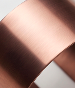 Porte-serviettes ronds en métal couleur bronze, design incurvé, adaptés à la décoration de table, articles de cuisine - Product Image 2