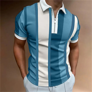 Custom logo Your Own Brand Stand <b>Collar</b> Polo <b>Shirt</b> Short Sleeve Polyester Quick Dry Men's <b>T</b>-<b>shirt</b> Polo <b>Shirt</b> OEM Trending Polo - Product Image 5