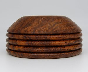 Modern Geometric Groove Design Wooden <b>Tea</b> Light Holder Decorative Candle <b>Stand</b> for Living Room and Office Decorative Item - Product Image 1