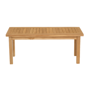 Solid Teak Wood Modern Outdoor <b>Dining</b> Table Weather Resistant <b>4</b>-Seater Non-Foldable - Product Image 1