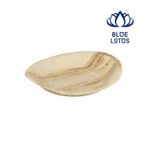 Assiettes en feuilles de palmier d'arec naturelles, vaisselle verte en vrac - Product Image 1