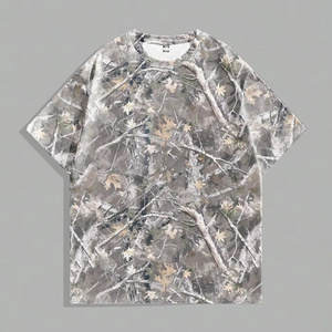 เสื้อยืดคอกลมแขนสั้นผ้าฝ้าย 100% สีพื้นแบบใหม่สำหรับผู้ชาย ทรงปกติ แห้งเร็ว เป็นมิตรกับสิ่งแวดล้อม เหมาะสำหรับกิจกรรมกลางแจ้ง - Product Image 1