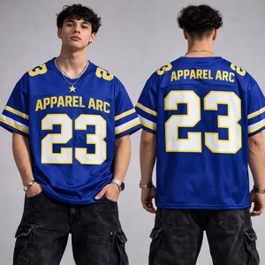 Camiseta Deportiva Unisex Estilo Vintage Azul y Amarillo, Número 23, Marca Privada, Hecho en EE. UU. - Product Image 1