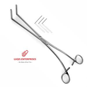 Pinza de Resección Estomacal Glassman con Mandíbulas en Ángulo Recto, Dientes Atraumáticos, Pinza Quirúrgica GI de Acero Inoxidable, Instrumento Médico - Product Image 1