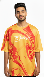 Camiseta Urbana Moderna de Gran Tamaño con Sublimación, Ropa Casual para Hombre, Estilo Urbano, Corte Holgado, para Uso Diario - Product Image 3