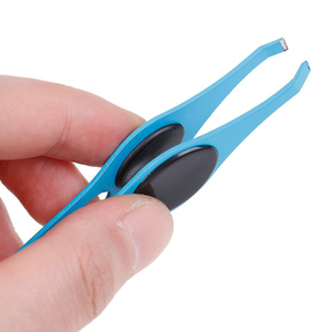 1pc Stainless Steel Face Hair Removal Eye Brow Trimmer Eyelash Clip Cosmetic Beauty <b>Makeup</b> <b>Tool</b> Eyebrow Tweezers - Product Image 1