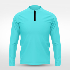 Vestes de coach pour hommes à fermeture éclair 1/4, sublimation, patchwork, nylon, polyester, coupe-vent léger, sports de plein air, streetwear - Product Image 2