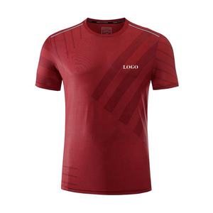 T-shirts pour hommes tricotés en coton doux 100% de gros OEM conceptions personnalisées transfert de chaleur imprimé - Product Image 1