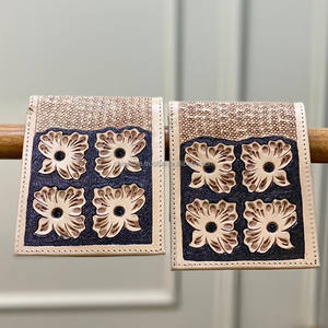 กระเป๋าสตางค์ใบสั้นแบบมีซิปของผู้ชายทำจากหนังแท้ลายตะวันตกแบบแฟชั่นถือกระเป๋าใส่บัตรสำหรับเป็นของขวัญ - Product Image 4