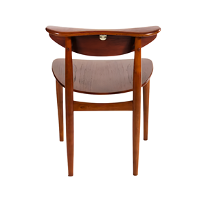 Modern Solid Teak Wood Dining <b>Chair</b> Minimalist Wooden Seat with Ergonomic <b>Back</b> <b>Support</b> for Home Restaurant Cafe Furniture - Product Image 5