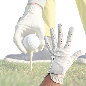 Gants de golf unisexes de qualité supérieure pour droitiers, en cuir véritable, confortables, antidérapants, à adhérence douce, respirants, légers, pour un usage sportif - Product Image 1