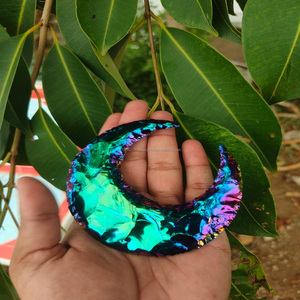 หัวลูกศรหินออบซิเดียนสำหรับล่าสัตว์ทำด้วยมือรูปพระจันทร์เสี้ยวคริสตัลทรงพระจันทร์ - Product Image 6