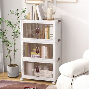 Cajas de almacenamiento con ruedas apilables con cerradura Contenedores 25,5 \ "X 16 'X 43,5 \" Organizadores de ropa - Product Image 4