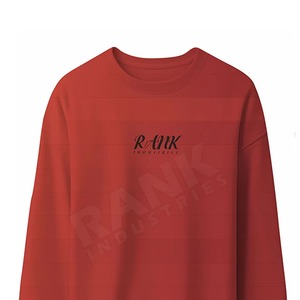 Sweat-shirt homme en coton mélangé, nouveau design, col rond, idéal pour les tenues décontractées de rue. - Product Image 3