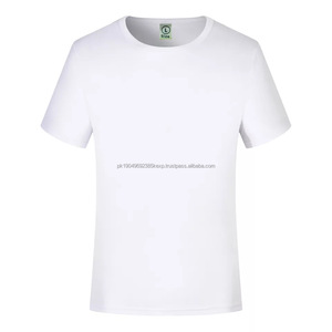 Venta al por mayor de impresión personalizada sublimación en blanco liso blanco deporte gimnasio correr secado rápido ajuste 100% algodón, camiseta para hombres, ajuste suelto - Product Image 4
