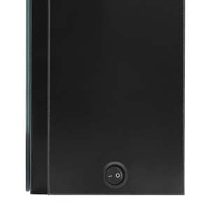 Gabinete de Baño de MDF Negro Brillante con Espejo LED y Acabado en Melamina - Product Image 6