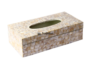 ที่ใส่กระดาษทิชชูตกแต่งบ้านทำมือลายฝังกระดูกสุดหรูรักษ์โลกจาก Tradebyd - Product Image 4