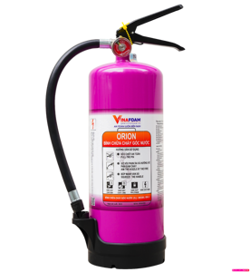 Extincteur au lithium-ion OR-9 9L à base d'eau, agent Orion 2A 89B, technologie de pointe pour la sécurité incendie des VE, classe A/B - Product Image 1