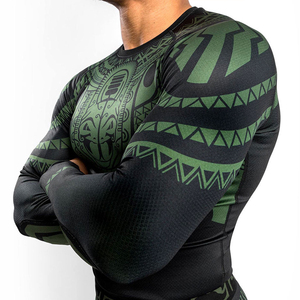 Rashguard de Jiu-Jitsu et Fitness Personnalisé 2026 avec Logo, Haute Qualité, Imprimé, Manches Longues, MMA, pour Hommes, BJJ - Product Image 3