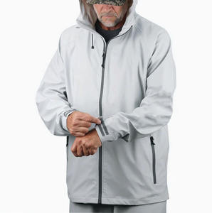 Veste softshell imperméable à capuche pour homme, coupe-vent pour la randonnée et le camping, manteau d'hiver coupe-vent avec fermeture éclair - Product Image 2