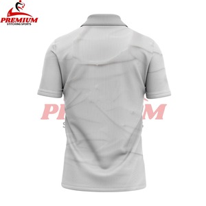 เสื้อโปโลแฟชั่นแบบซับลิเมชั่น ปักโลโก้ตามสั่ง ขายส่ง เสื้อโปโลแขนสั้นแบบซับลิเมชั่น ลายเรียบ - Product Image 6