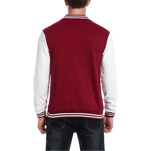 Veste universitaire personnalisée pour hommes, veste de baseball, veste bomber en polaire d'hiver, fabricant OEM ODM en gros - Product Image 5