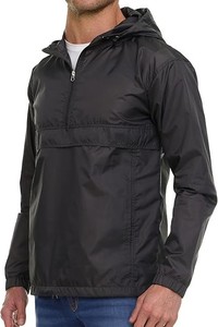 Chaqueta Cortavientos Impermeable Personalizada para Hombre, Chaqueta de Lluvia Ligera de Poliéster, Impermeable, con Logotipo - Product Image 3