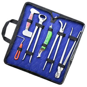 Kit d'outils de maréchal-ferrant 6 pièces pinces 12 ", pneu 13", extracteur d'ongles 13 ", couteau à sabot et tampon outils de toilettage en fer à cheval avec sac cheval - Product Image 1
