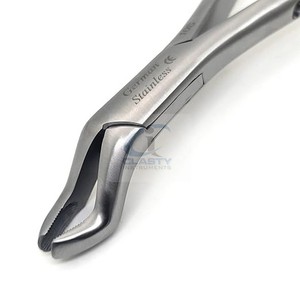 Forceps d'extraction dentaire en acier inoxydable certifié CE, instrument chirurgical manuel de classe II ISO13485 - Product Image 3
